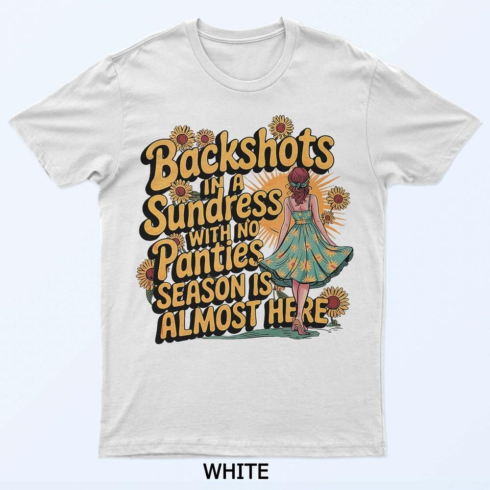 

Summer Summer Dress Backshots Funny College Design T-Shirt XL