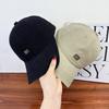 Korean Solid Color Patch Baseball Cap for Women's Spring and Summer New Big Head Circumference Casual Warm Cap for Men Showing Small Face