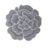 Sottopiatto Fiore di Loto Metallico Impermeabile Resistente al Calore Antiscivolo Per Tavolo da Pranzo Decorazione Matrimonio Festa