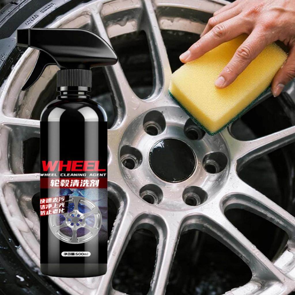 500ml Wheel Rust Remover Spray Vehicle Iron Powder Remover Auto Tyre Cleaner Agent Quickly Stain Removal rustproof Care