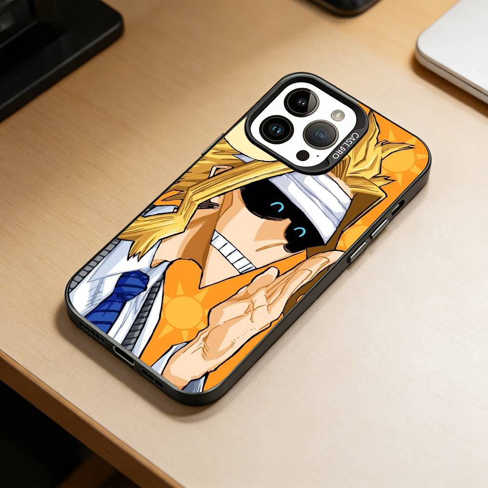 

Toshinori Yagi All Might MHA Phone Case For iPhone 17,16,15,14,13,12,11 Plus,Pro Max,XS,Colorful Silver Black Cover iPhone14ProMax
