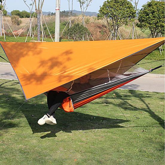 1 sada venkovního baldachýnu, bezpečný, vodotěsný, velký prostor odolný proti roztržení proti UV záření, postříbřený stan na kempování