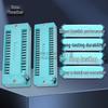 Adjustable IC Test Socket for Single-Chip Microcontroller - Compatible with 14/16/18/20/24/28/40P Wide & Narrow Body