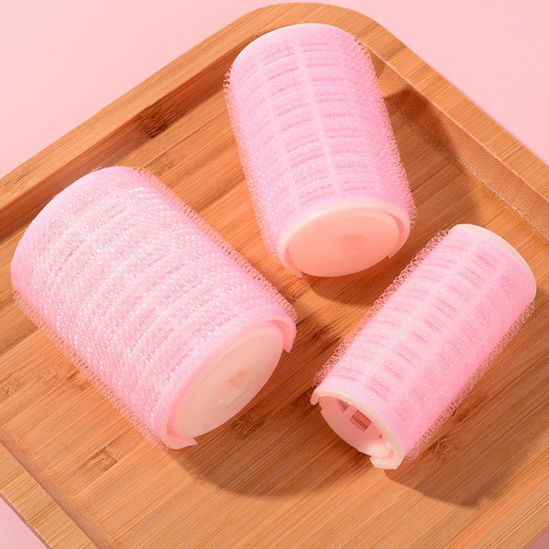 

3 шт./набор бигуди для волос очень длинные бигуди для волос воздушная челка челка-шторка прикорневой объем валик для волос прикорневой объем пушистый объемный бигуди зажим розовый