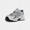New Balance 530 White Silver Green