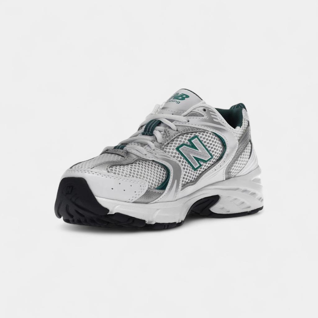New Balance 530 White Silver Green