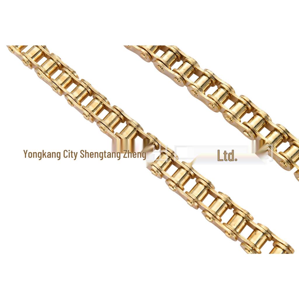 GOOFIT 428 Golden Yellow 104-Link Chain for Motorcycle, ATV, Off-road Bicycle, Kart
