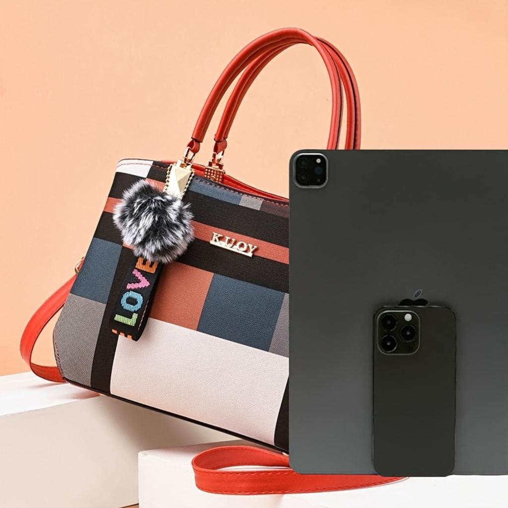 Mother's Day Gift Mom Bag, Family Bag New Ladies Handbag Simple Large Capacity Slant Backpack Hundred Fashion Shoulder Bag Ladies Easter