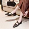 Fashion New Women's Mary Janes Shoes Square Toe Pumps 2025 Spring High Heels Buckle Strap Designer   Office Dress 35-39