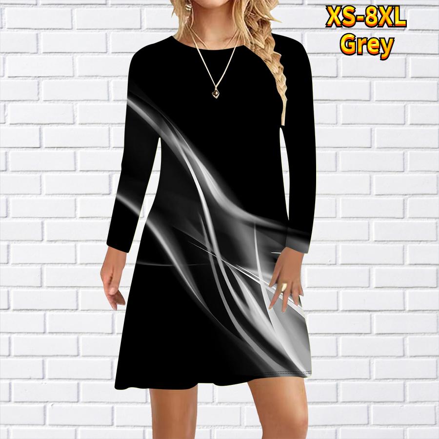 Женское повседневное платье с красочным принтом Аврора — фото 8