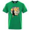 Starry Ukiyo-E Night Funny Printing T Shirts Mens Harajuku Casual Tshirts Cotton Summer Short Sleeve High Quality Street Tops