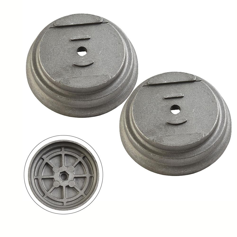 Stainless Steel Grass Cover Guard Blade Base for Electric Mowers 2 Piece Set
