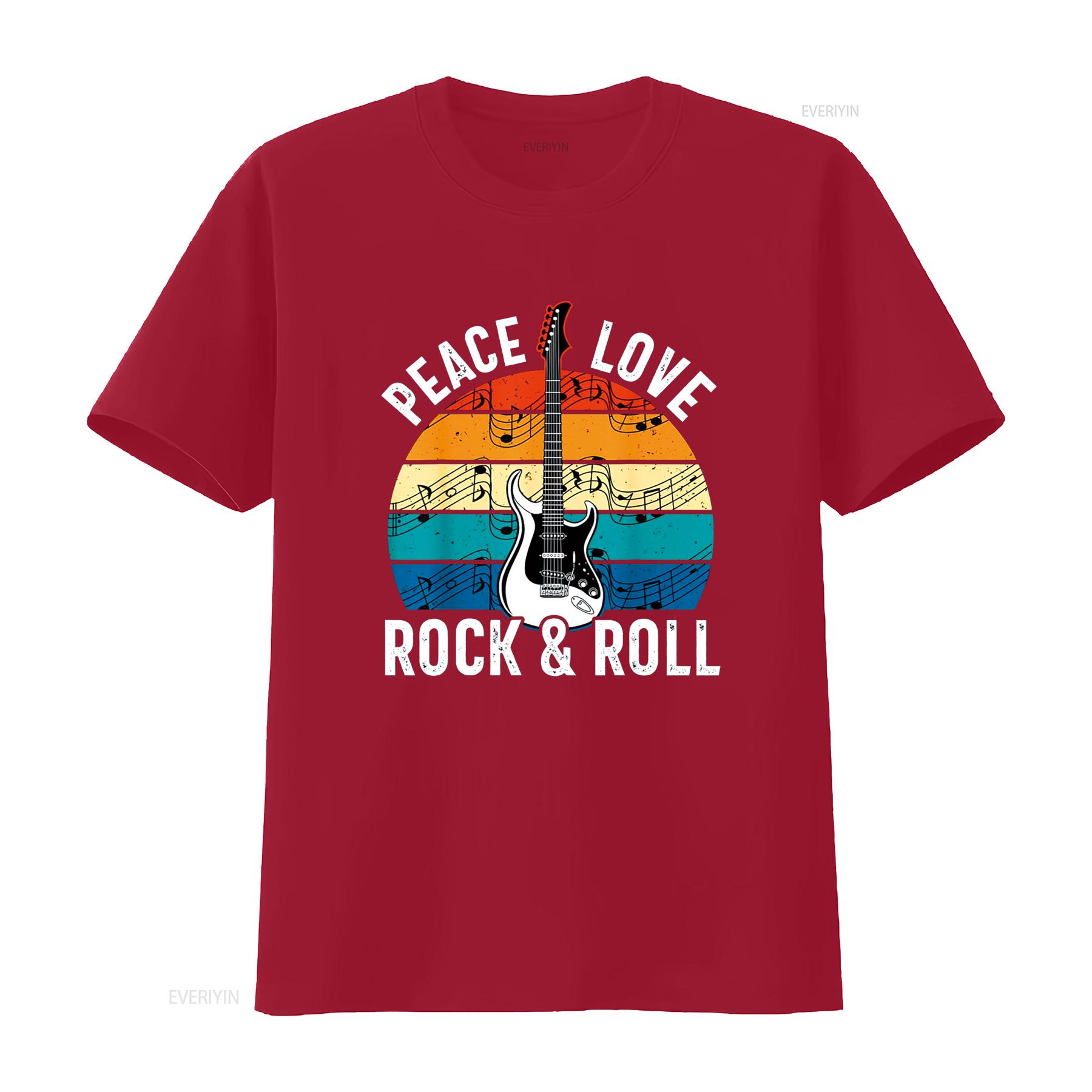

Rock Roll T Shirt Music Lover vintage Washed Casual graphic Top For Everyday Wear Comfortable homme Unisex streetwear S