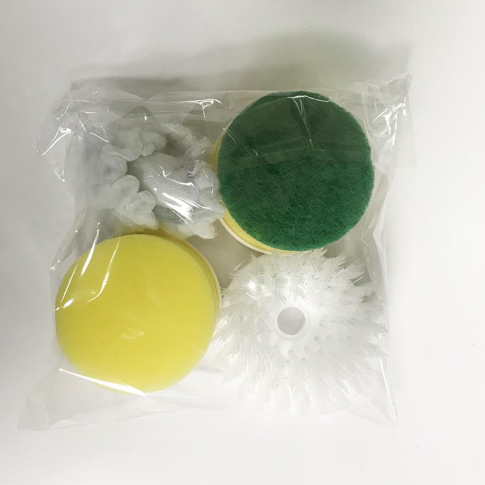 Electric Multifunctional Kitchen Cleaning Brush with Pot Scraper
