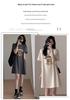 Maternity Slimming Casual Summer 2026 T-Shirt Dress in Milk Tea - Petite & Stylish