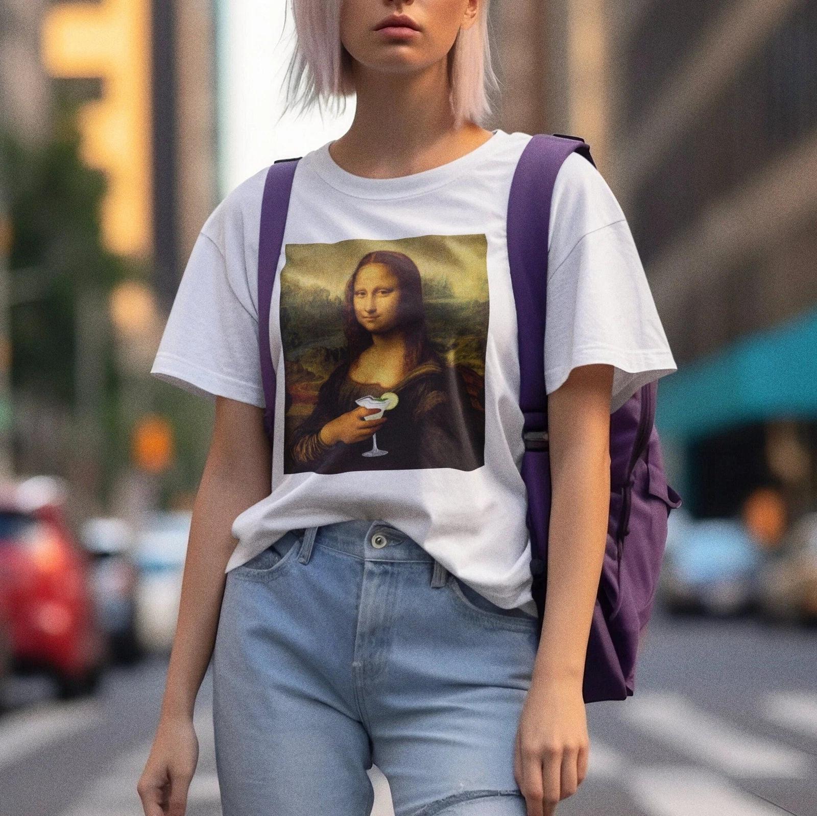 Mona Lisa Margarita Shirt XL