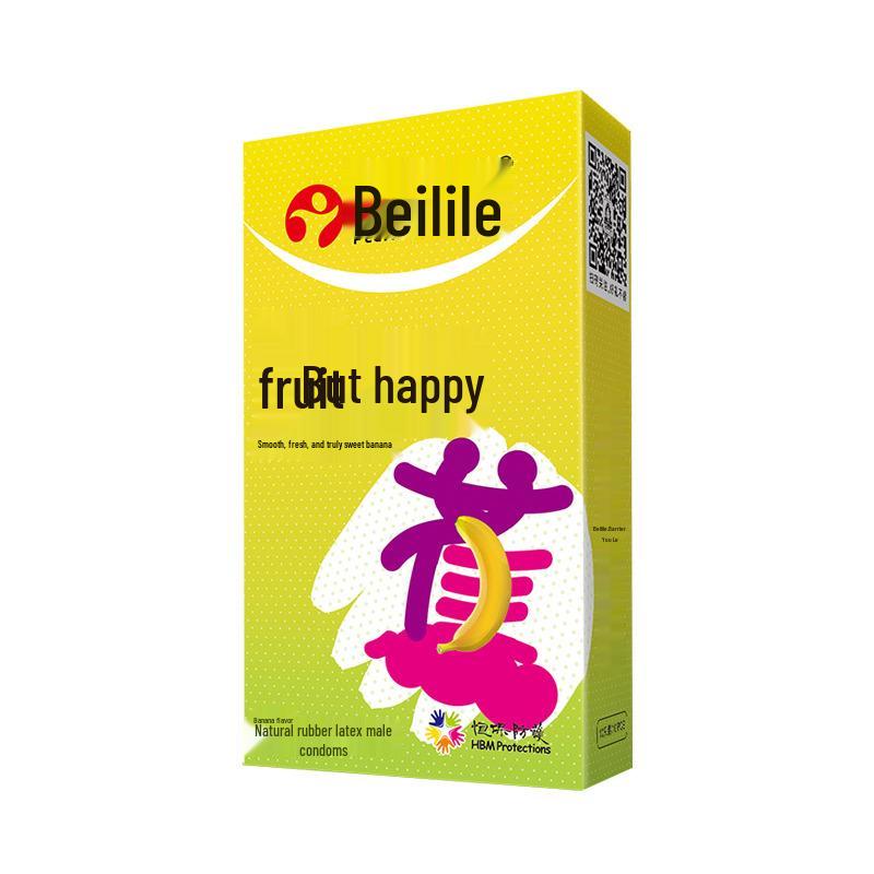 Beilile Happy Super Thin Fruit-Flavored Condoms, Family Planning Products