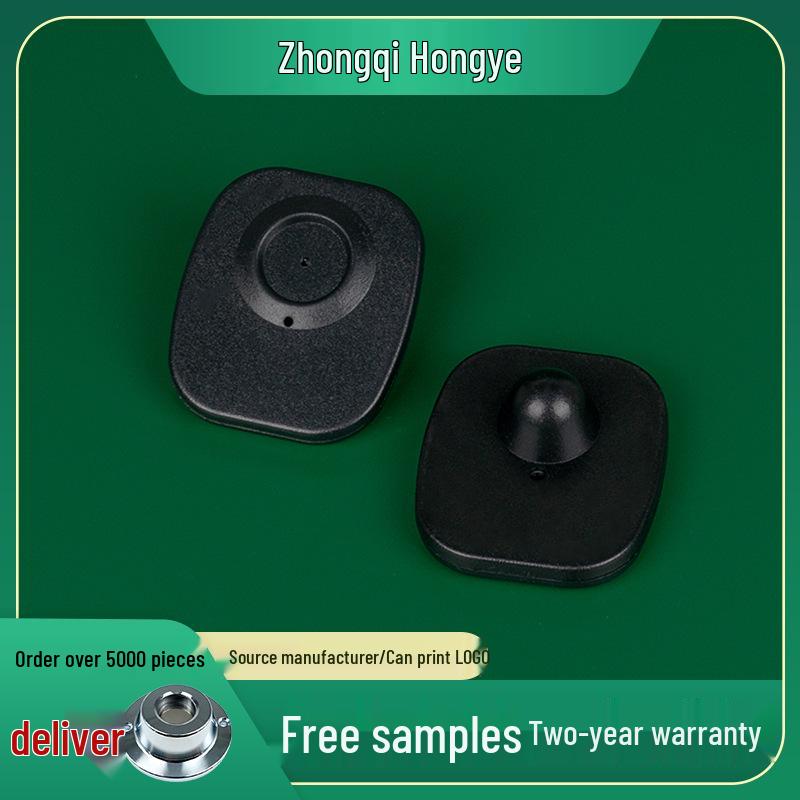 

8.2MHz Small Square RF Anti-theft Tag for Clothing Stores and Supermarkets 42*48mm