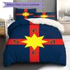 FCSB Pattern Bedding,Quilt Set Quilt Cover Pillowcase Home Birthday Gift (1 * duvet cover + 2 * pillowcase, without core)