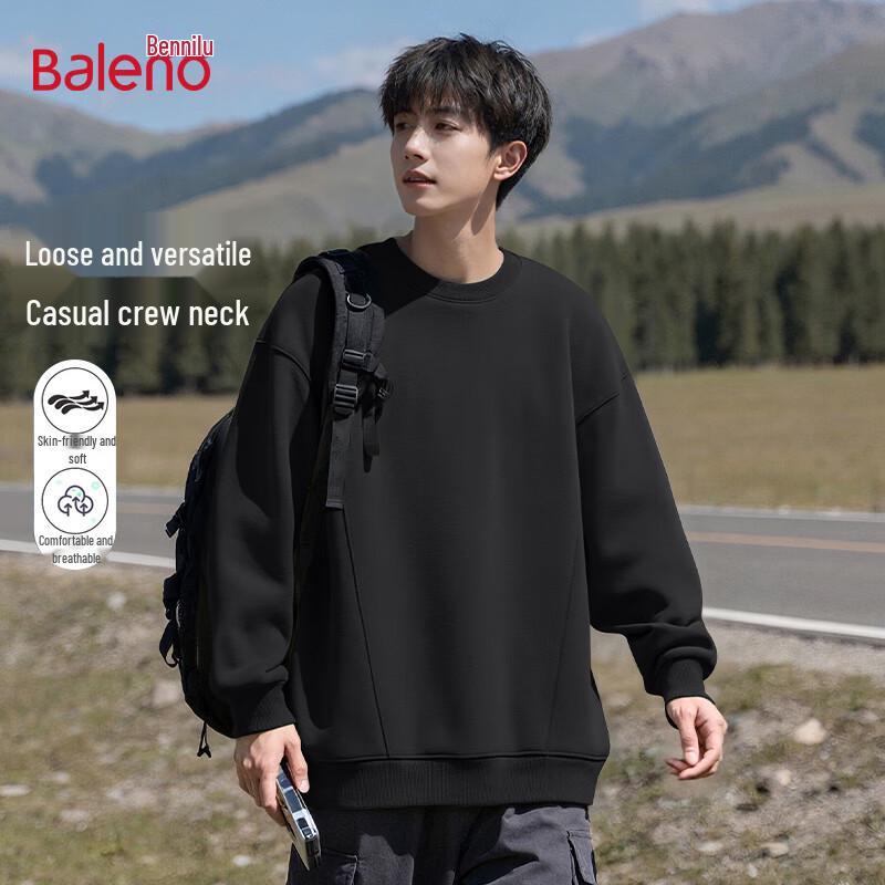 

Baleno Men s Heavyweight Panelled Round Neck Sweatshirt 4XL