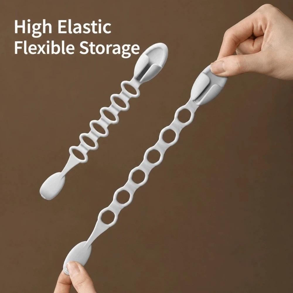 Traceless Silicone Cable Organizer Wall-Mounted Cord Wrapper Cable Wire Organizer Air Fryer