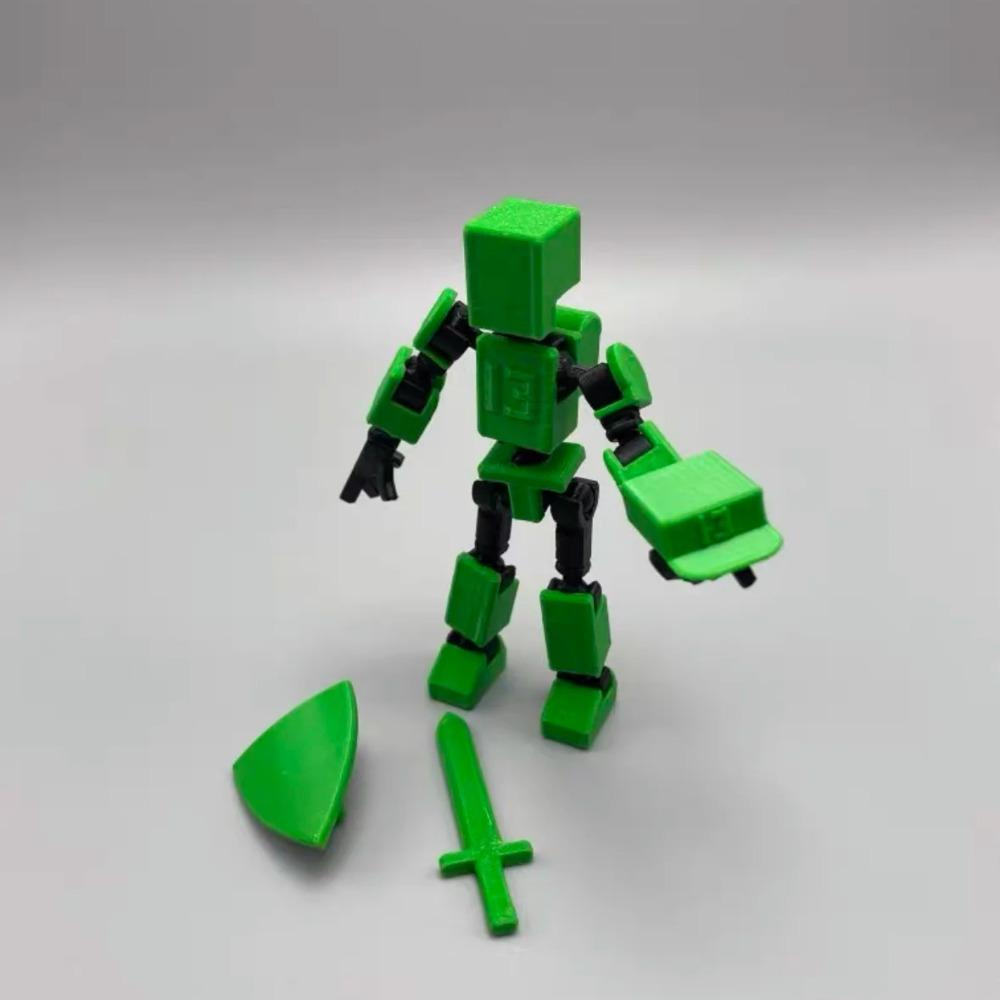 Multi-Jointed Movable Shapeshift Robot Lucky 13 Figure Toys 3D Printed Mannequin Dummy Figure Kids Adults Parent-children Game