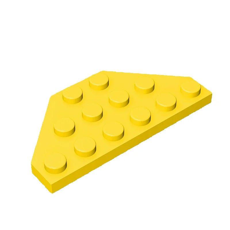 50Pcs 2419 3x6 Wedge Plate Building Blocks 3x6 Cut Corners 43127 Bricks Particle Puzzle Assemble Toys Children Birthday Gift
