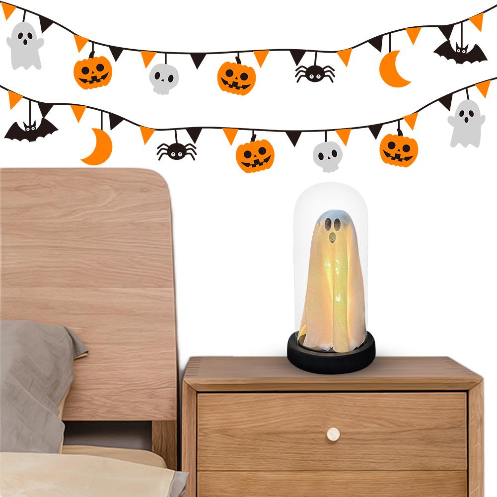 

Cute Ghost with Light Halloween Ghost Tabletop Decor Halloween Mini Luminous Ghost in A Jar for Home Mantel Tabletop Party Decor China Mainland