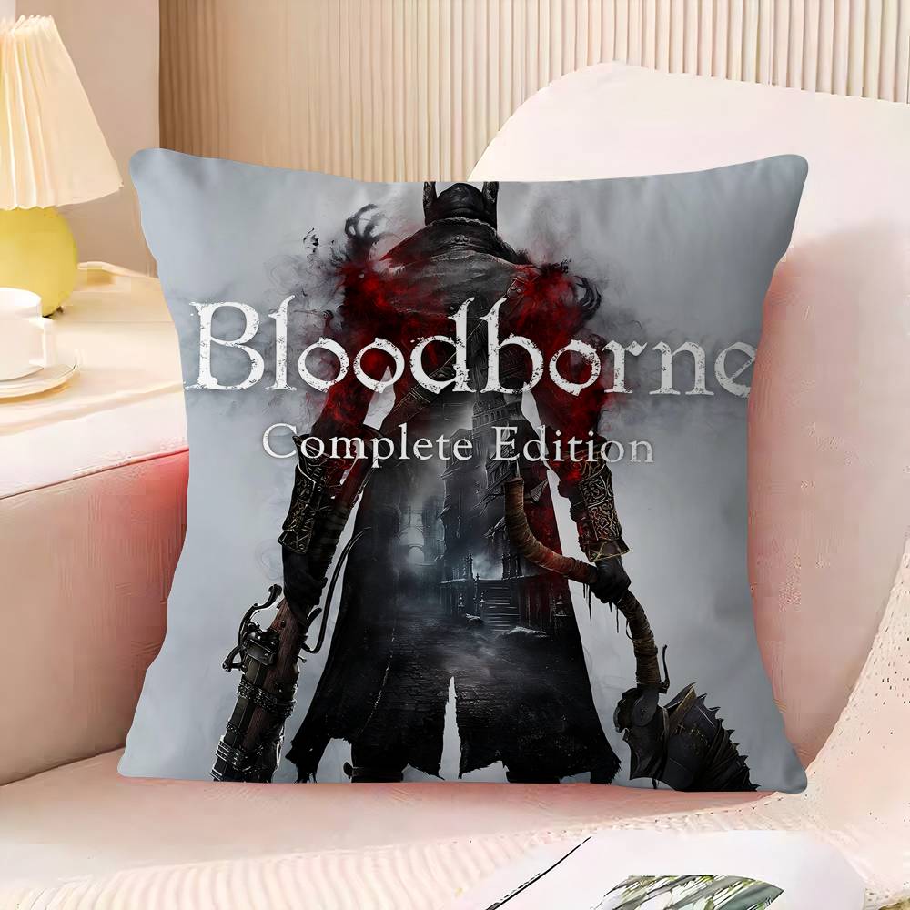 Anime Bloodborne Stitch Lucky Dragon Pillow Cover Sofa Cushion Cover Home Room Decoration Children Gift