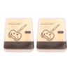 2Pcs Painting Sponge Rectangle Absorbent Sponge Set with Storage Box for Crafting Cleaning Yellow