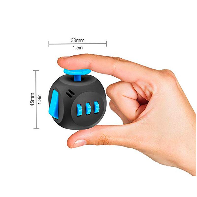 6 Sides Fidget Cube Sensory Toys For Adults and Kids with ADHD ADD OCD Autism Anxiety Anti Stress Relive EDC Hand Fidget Toys