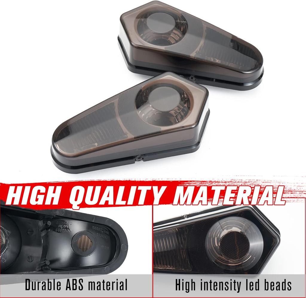 2 PCS Motorcycle Rear Taillights Brake Stop Tail Light Lampshade For ATV UTV Polaris Sportsman 500 700 800 2005-2014