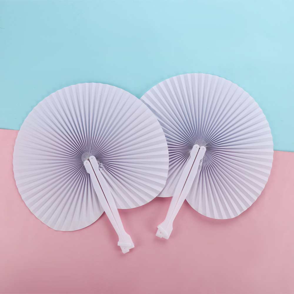 Practice Calligraphy Fan Wedding Party Anniversary Birthday Craft Fan Paper Fan Toy Fan Folding Fan