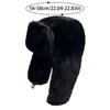 Thickened Plush Winter Hats Outdoor Cycling Warm and Cold Plush Hat for Cold Weather Skiing and Cycling
