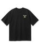 BEMIGHTY Stitch Flower Oversized Short Sleeve T-Shirt [Dark Gray]