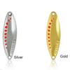 Kylebooker Metal Spinner Spoon Fishing Lure Hard Baits Sequins Noise Paillette with Feather Treble Hook Tackle 3/5/7.510/15/20g