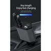 NEW 4 In 1 Retractable Car Charger 120W Super Fast Charge Car Phone Charger 2 Retractable Cables & 2 Ports Car Charger