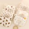 Bear Ear Baby Pillow Soothing & Calming Newborn Pillow Easy To Clean Pillow Exquisite Craftsmanship Pillow for Boy Girl