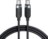 USB-C / USB-C Cable Voltage Silicone 100W PD 100cm Black
