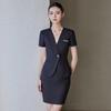 Women's Short Sleeve Professional Suit Set