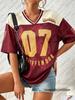 Summer Cartoon Harry Potter Print T-shirts For Women Casual Sports Football Jerseys Couple Street Tees Cosplay Clothing Y2K Tops