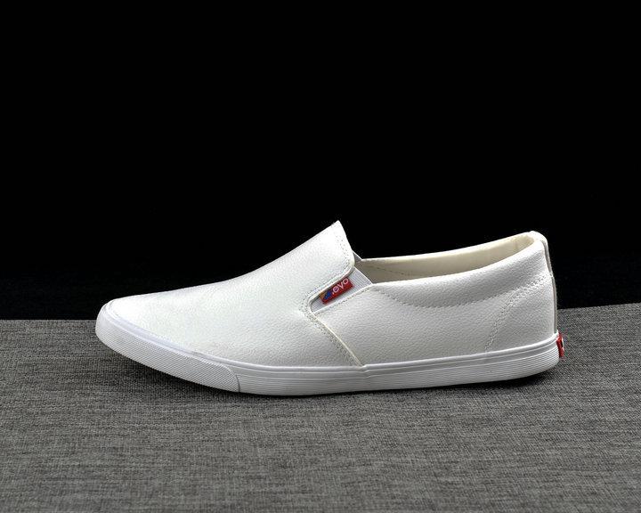 

Новые весенние / осенние мужские повседневные кожаные туфли на низком ходу мужские кроссовки мокасины туфли без застежек дышащая мужская обувь 39 белый