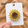 Flower Accessory Brooch Pin Large Sunflower Design Lapel Pin