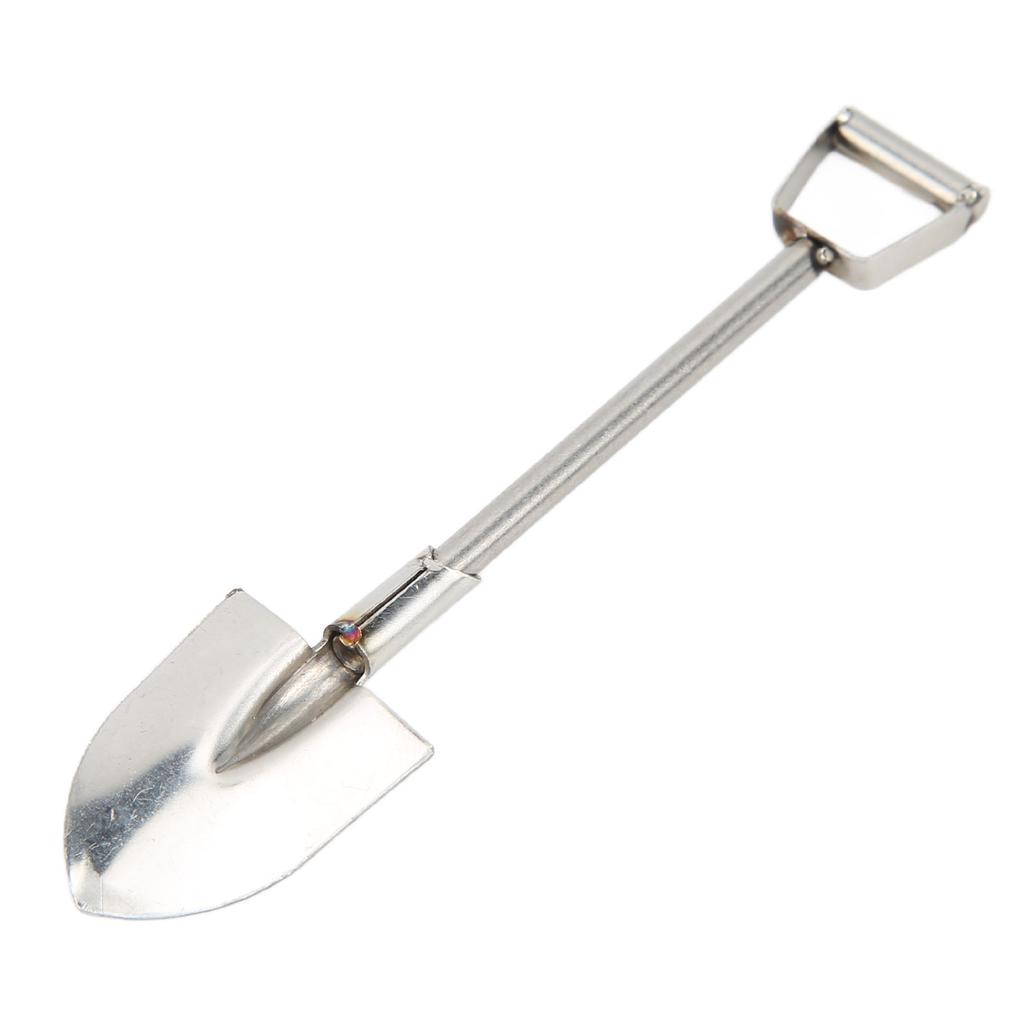 RC Car Shovel Highly Simulated Exquisite Workmanship Lightweight Portable Simulation Metal Shovel