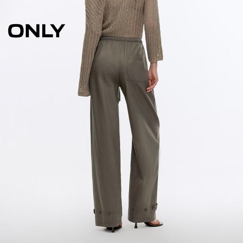 ONLY Women's High-Waist Workwear Wide-Leg Pants