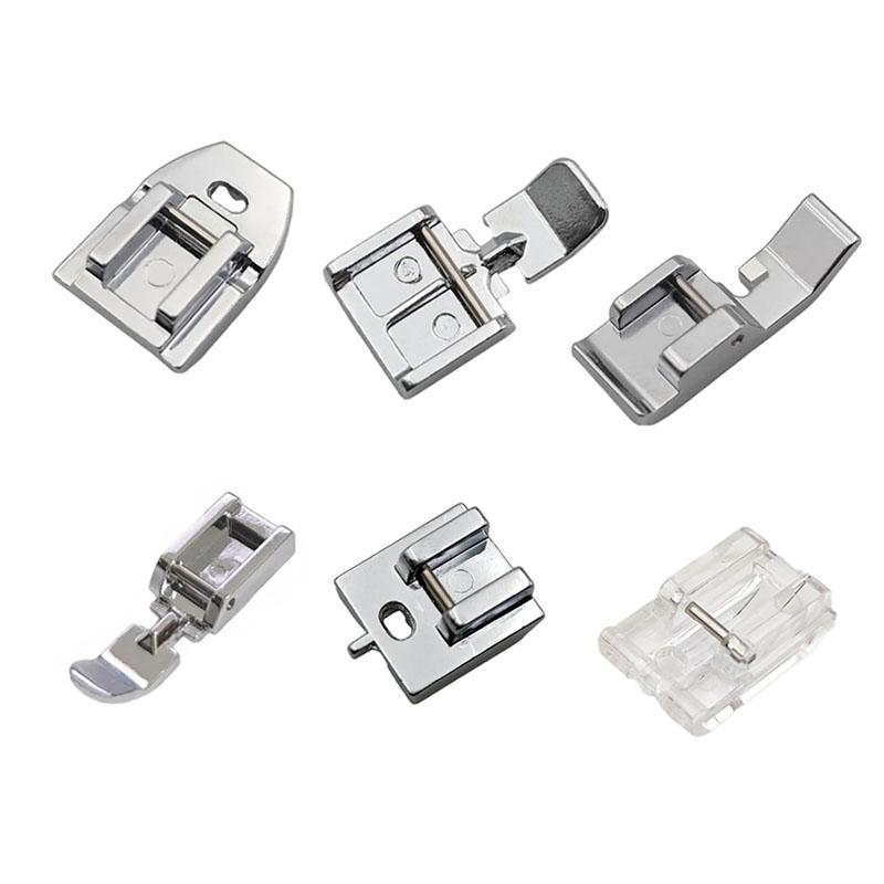 6 Style Zipper Sewing Machine Foot Invisible Zipper Foot Household Sewing Machine Parts For Brother Singer Janome Stitching Tool