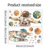 Cartoon Dream Astronaut Planet Wall Stickers Children'S Room Background Decals Bedroom Home Decor Mural