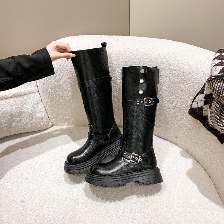 2024 New Female Shoes Luxury Designer Ladies Fashion Summer Leather Brand Women's Shoe Summer Boots Women Fash Botas Mujer