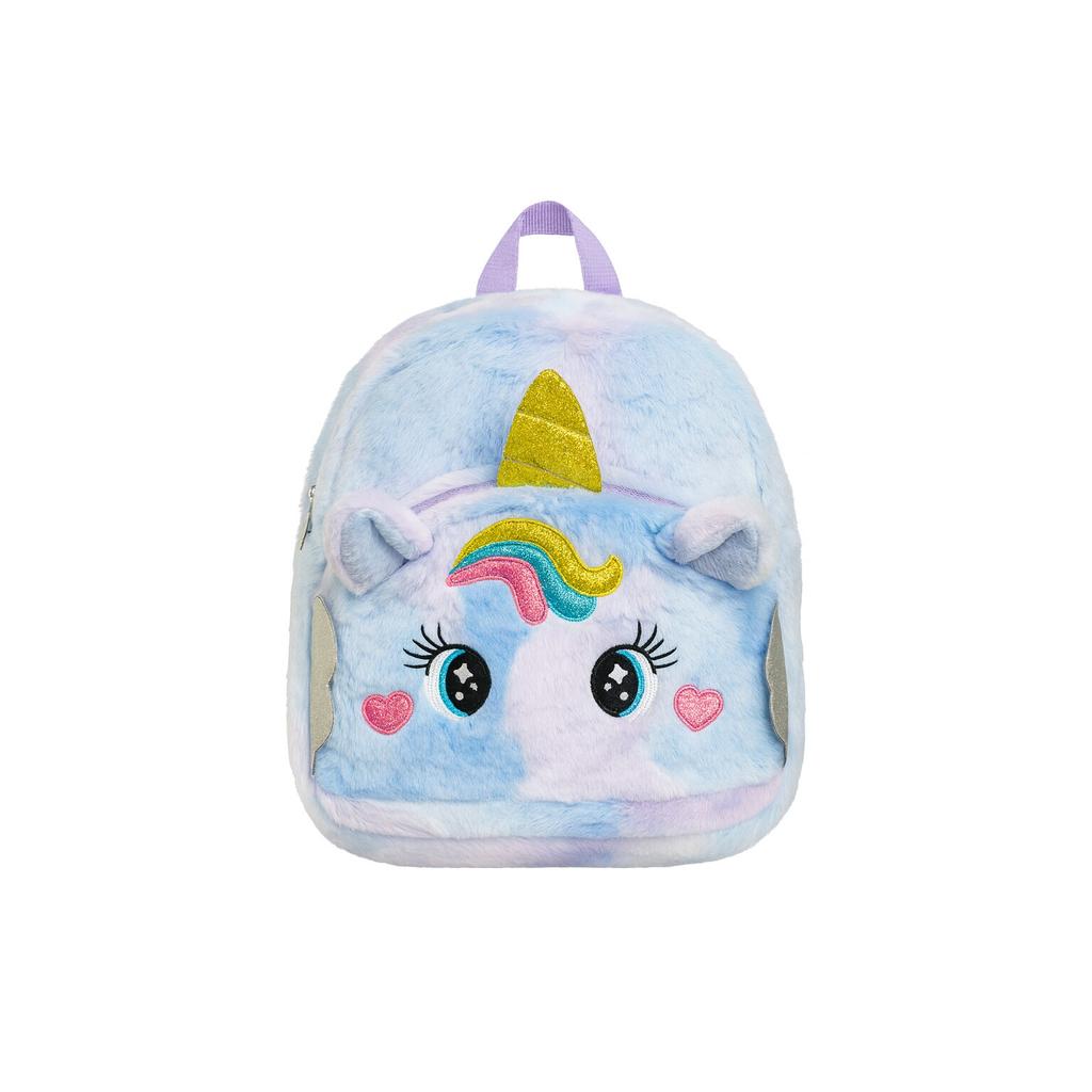 3D Unicorn Backpack 32x30cm Cute Pastel Unicorn School Bag for Girls Kids Unicorn Bookbag