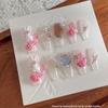 Camellia Bling Glazed Wearable Transparent Nail Art Patches